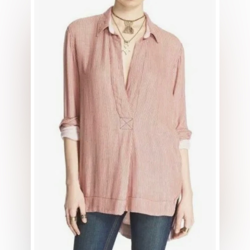 Free People On The Road Striped Tunic